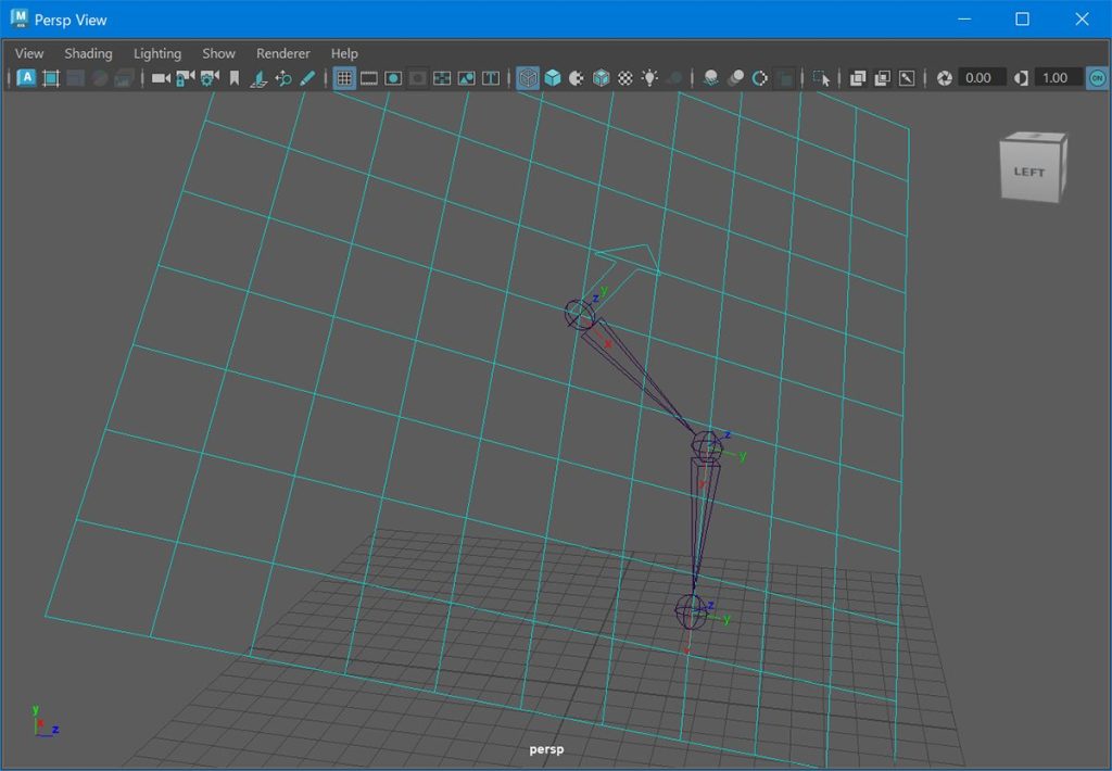 プレーンを利用してlocal rotate axisを設定