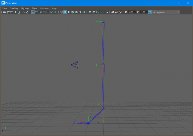 Mayaでリバースフットリグ(Reverse Foot Rig) | いのぽあ CG and GAME blog