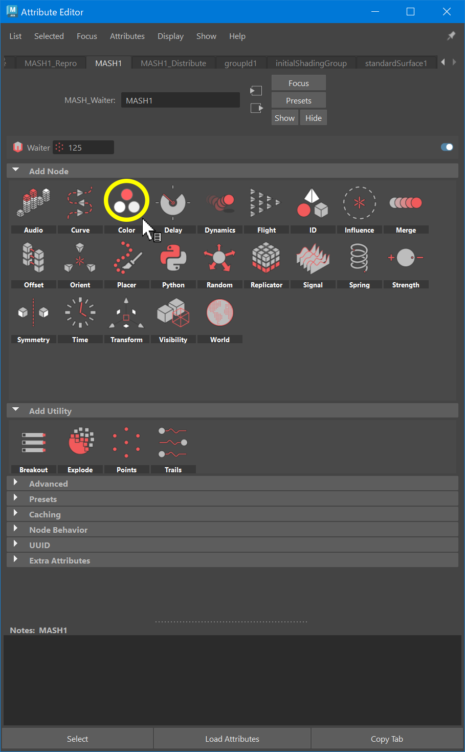 MayaのArnoldでVertex Color(頂点カラー)のレンダリング | いのぽあ CG and GAME blog